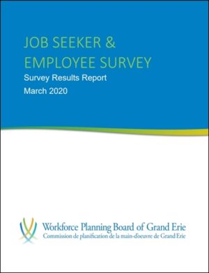 Photo of report cover for Job Seeker & Employee survey