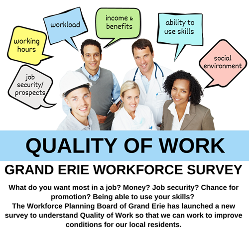Graphic for the Quality of Work survey