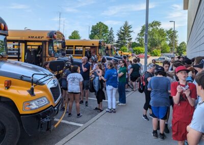 Students arrive for Epic Jobs 2024 in Brantford
