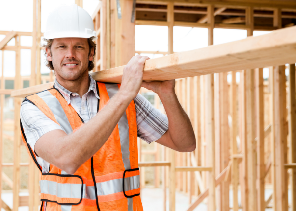 Photo of construction worker to illustrate story on July 2025 job numbers